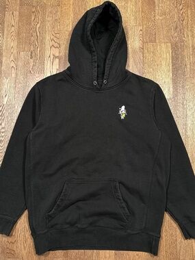 Reddit Snoo Banana Embroidered Logo Mascot Reverse Weave Hoodie Mens 2XL